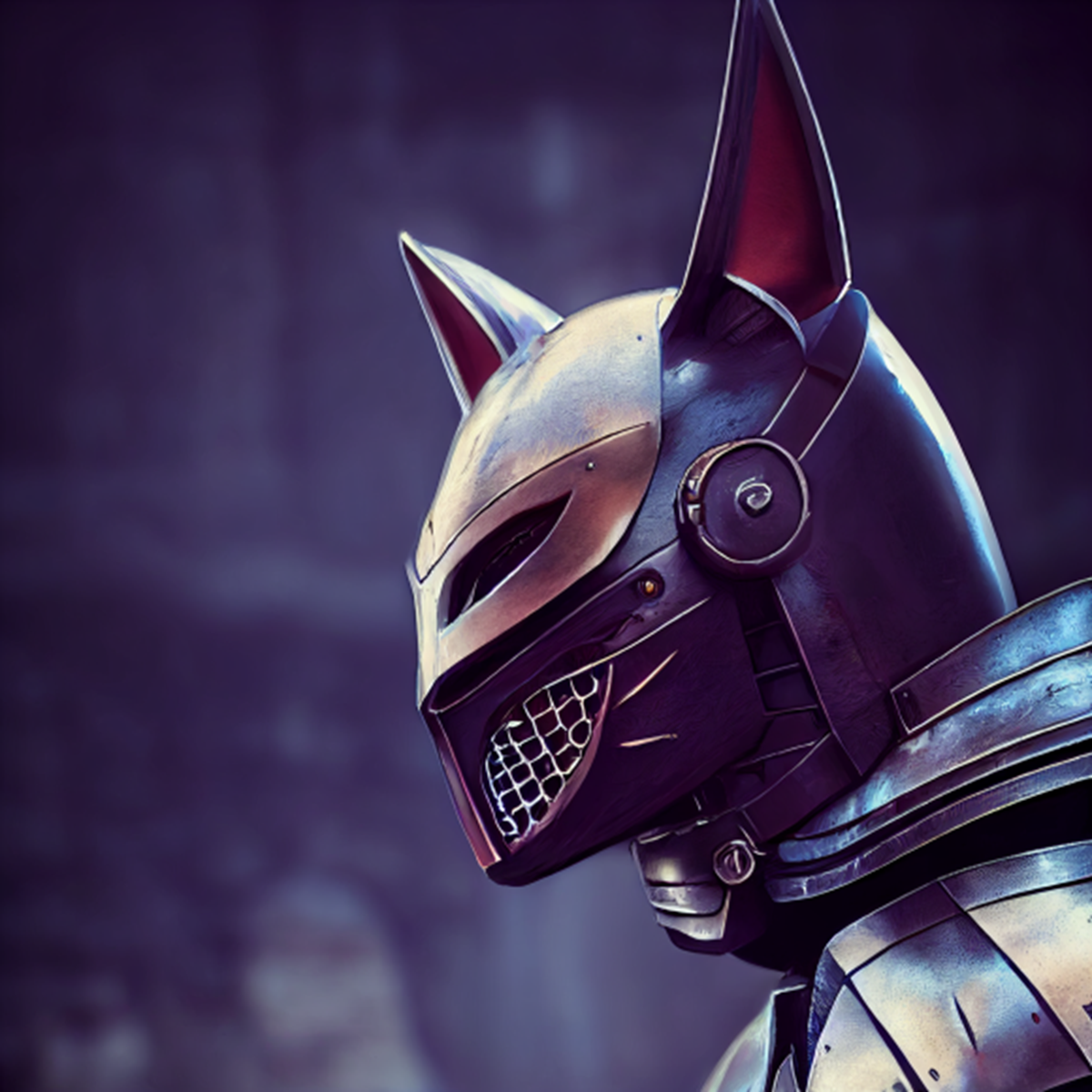 Cat Man Knight Justice